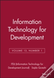Capa do artigo Information Technology For Development, Volume 13, Number 1