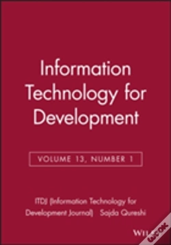 Capa do artigo Information Technology For Development, Volume 13, Number 1