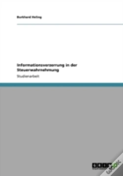 Capa do artigo Informationsverzerrung In Der Steuerwahrnehmung
