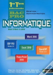 Capa do artigo Informatique 1re/Terminale Bac Pro 3 Ans Gestion-Administration (Office 2010) Eleve 2013