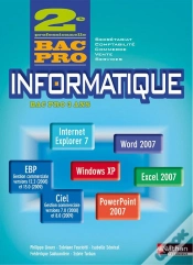 Capa do artigo Informatique ; 2nde Bac Pro ; Livre De L