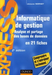 Capa do artigo Informatique De Gestion ; Analyse Et Partage Des Bases De Données En 21 Fiches (2e Édition)