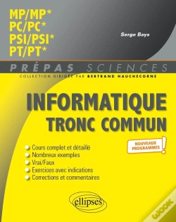 Capa do artigo Informatique Tronc Commun : Mp - Pc - Psi - Pt - Programme 2022