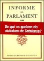 Informe Al Parlament De Catalunya Emès Pel S¡Ndic De Greuges. Any 1989 - Preview