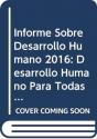 Informe Sobre Desarrollo Humano 2016 - Preview