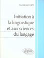 Initiation À La Linguistique Et Aux Sciences Du Langage - Preview
