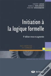 Capa do artigo Initiation À La Logique Formelle Avec Exercices Et Corrigés (4e. Édition)