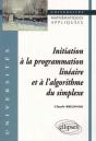 Initiation À La Programmation Linéaire Et À L'Algorithme Du Simplexe - Preview