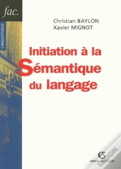 Capa do artigo Initiation À La Sémantique Du Langage (2e Édition)