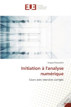Capa do artigo Initiation   L'Analyse Num Rique