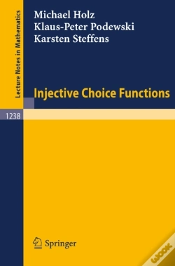 Capa do artigo Injective Choice Functions