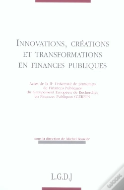 Capa do artigo Innovations, Creations Et Transformations En Finances Publiques