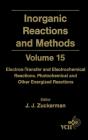 Inorganic Reactions And Methods, Electron-Transfer And Electrochemical Reactions; Photochemical And Other Energized Reactions - Preview