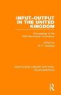 Input-Output In The United Kingdom - Preview