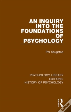 Capa do artigo Inquiry Into The Foundations Of Psychology