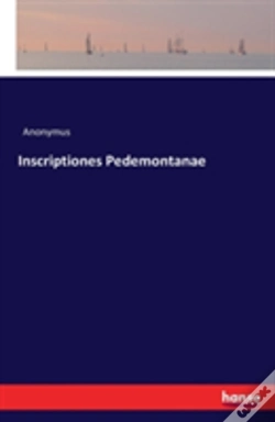 Capa do artigo Inscriptiones Pedemontanae