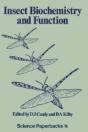 Insect Biochemistry And Function - Preview