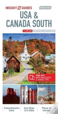 Capa do artigo Insight Guides Travel Map Usa & Canada South (Insight Maps)