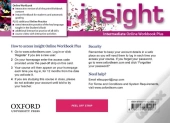 Insight: Pre-Intermediate: Online Workbook Plus Card With Access Code