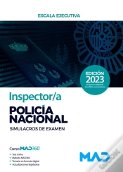 Capa do artigo Inspector/A Policia Nacional Simulacros De Examen