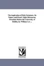 Inspiration Of Holy Scripture, Its Nature And Proof - Preview