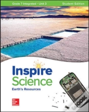 Capa do artigo Inspire Science: Integrated G7 Write-In Student Edition Unit 3