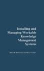Installing And Managing Workable Knowledge Management Systems - Preview