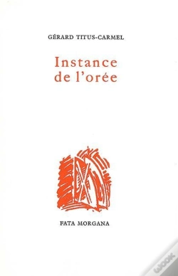 Capa do artigo Instance De L'Orée