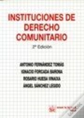 Capa do artigo Instituciones De Derecho Comunitario