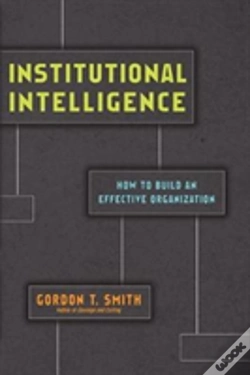 Capa do artigo Institutional Intelligence