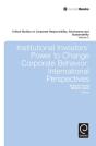 Institutional Investors' Power To Change Corporate Behavior - Preview