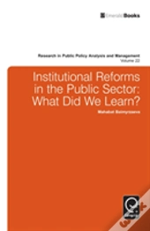 Institutional Reforms In The Public Sector