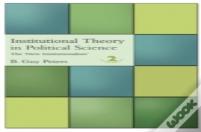 Institutional Theory In Political Science