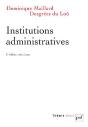 Institutions Administratives (2e Édition). - Preview