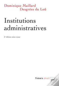 Capa do artigo Institutions Administratives (2e Édition).