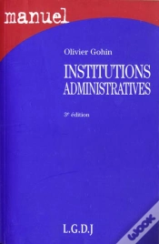 Capa do artigo Institutions Administratives ; 3e Edition