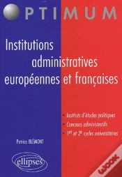 Capa do artigo Institutions Administratives Européennes Et Françaises