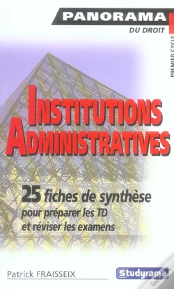 Capa do artigo Institutions Administratives