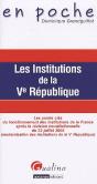 Institutions De La V République Après La Réforme Constitutionnelle Du 23 Juillet 2008 - Preview