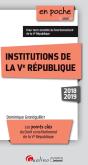 Institutions De La Ve Republique - 10eme Edition - Preview