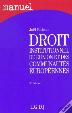Capa do artigo Institutions De L'Union Europeenne Et Des Communautes Europeennes ; 3e Edition