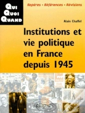 Institutions Et Vie Politique En France Depuis 1945