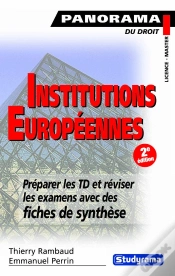 Capa do artigo Institutions Européennes (2e Édition)