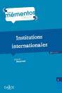 Institutions Internationales - 21e Ed. - Preview