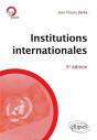 Institutions Internationales 5eme Edition - Preview