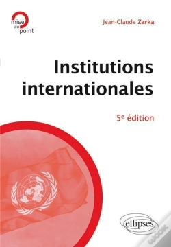 Capa do artigo Institutions Internationales 5eme Edition