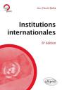 Institutions Internationales 6eme Edition - Preview