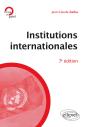 Institutions Internationales - 7e Édition - Preview