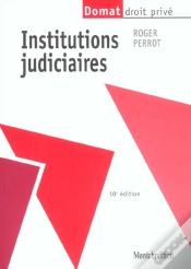 Capa do artigo Institutions Judiciaires ; 10e Edition
