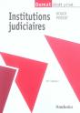 Institutions Judiciaires (12e Édition) - Preview